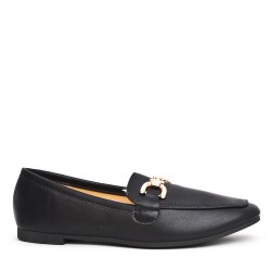 Ballerine confort en simili cuir