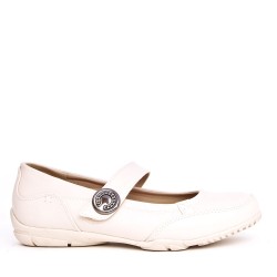  Faux leather comfort shoes