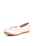 Women's mocassin in faux suede 