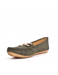 Women's mocassin in faux suede 