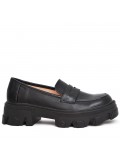 Women's mocassin in faux leather