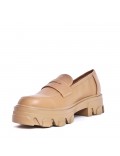 Mocassin en simili cuir pour femme