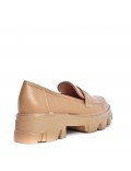 Mocassin en simili cuir pour femme