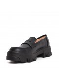 Women's mocassin in faux leather