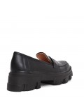 Women's mocassin in faux leather