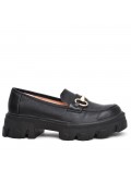 Mocassin en simili cuir pour femme