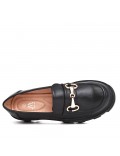 Women's mocassin in faux leather