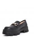 Mocassin en simili cuir pour femme