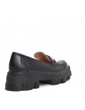 Women's mocassin in faux leather