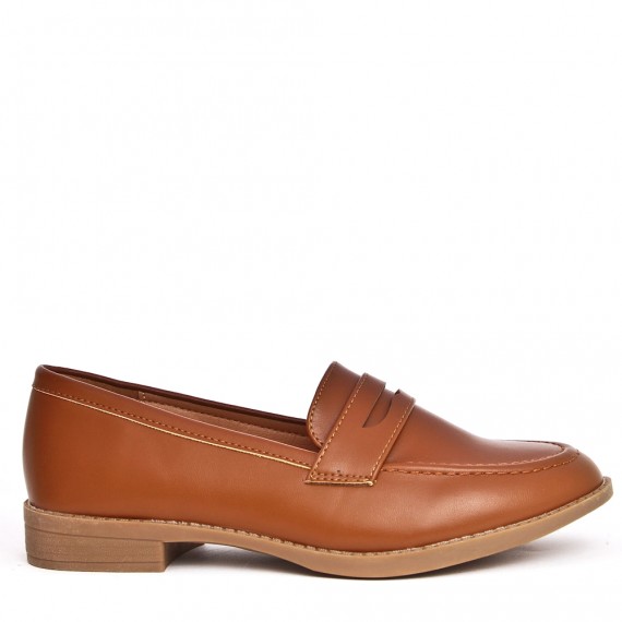 Women's mocassin in faux leather