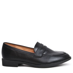 Women's mocassin in faux leather