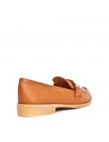 Mocassin en simili cuir pour femme