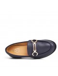 Mocassin en simili cuir pour femme