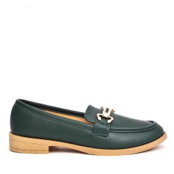 Mocassin en simili cuir pour femme