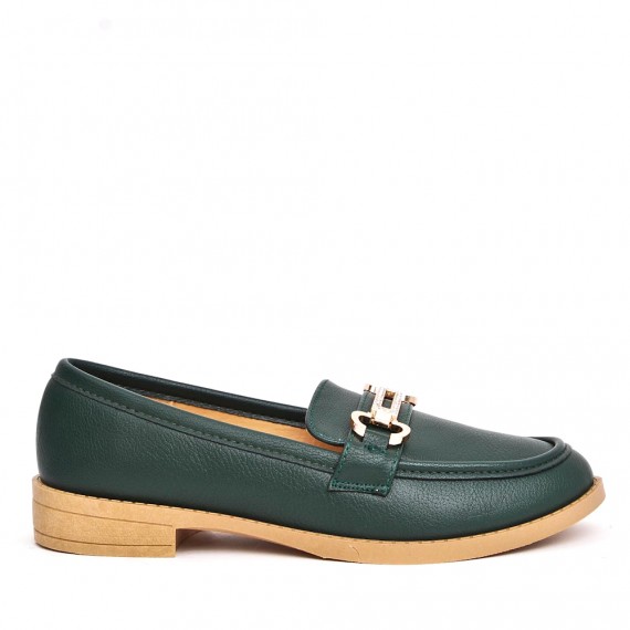 Women's mocassin in faux leather