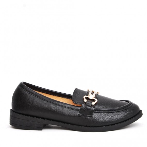 Mocassin en simili cuir pour femme