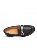 Mocassin en simili cuir pour femme