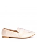 Women's mocassin in faux suede 