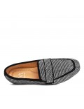 Women's mocassin in faux suede 