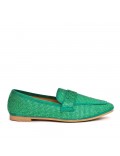 Women's mocassin in faux suede 