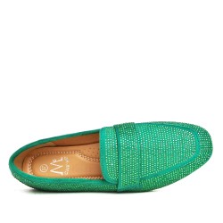 Women's mocassin in faux suede 