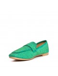 Women's mocassin in faux suede 