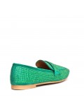 Women's mocassin in faux suede 