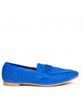 Women's mocassin in faux suede 