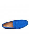 Women's mocassin in faux suede 