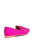 Women's mocassin in faux suede 