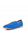 Women's mocassin in faux suede 