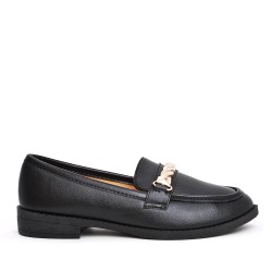 Women's mocassin in faux leather