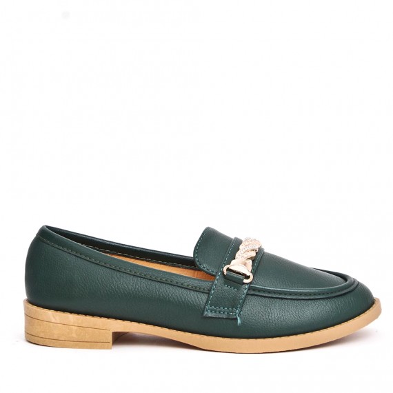 Mocassin en simili cuir pour femme