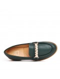 Mocassin en simili cuir pour femme