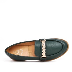 Women's mocassin in faux leather