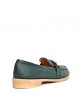 Mocassin en simili cuir pour femme