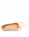 Ballerine confort en simili cuir