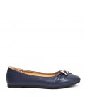 Ballerine confort en simili cuir