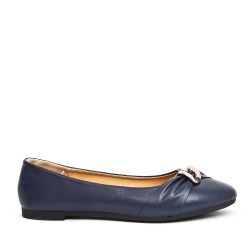 Ballerine confort en simili cuir