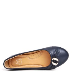 Ballerine confort en simili cuir