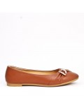 Ballerine confort en simili cuir