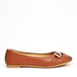 Ballerine confort en simili cuir