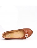 Ballerine confort en simili cuir