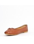 Ballerine confort en simili cuir