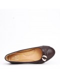 Ballerine confort en simili cuir