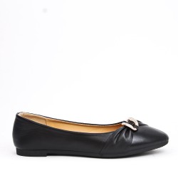 Ballerine confort en simili cuir