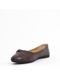 Ballerine confort en simili cuir