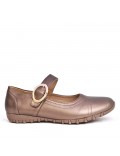  Faux leather comfort shoes