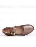  Faux leather comfort shoes