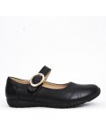  Faux leather comfort shoes